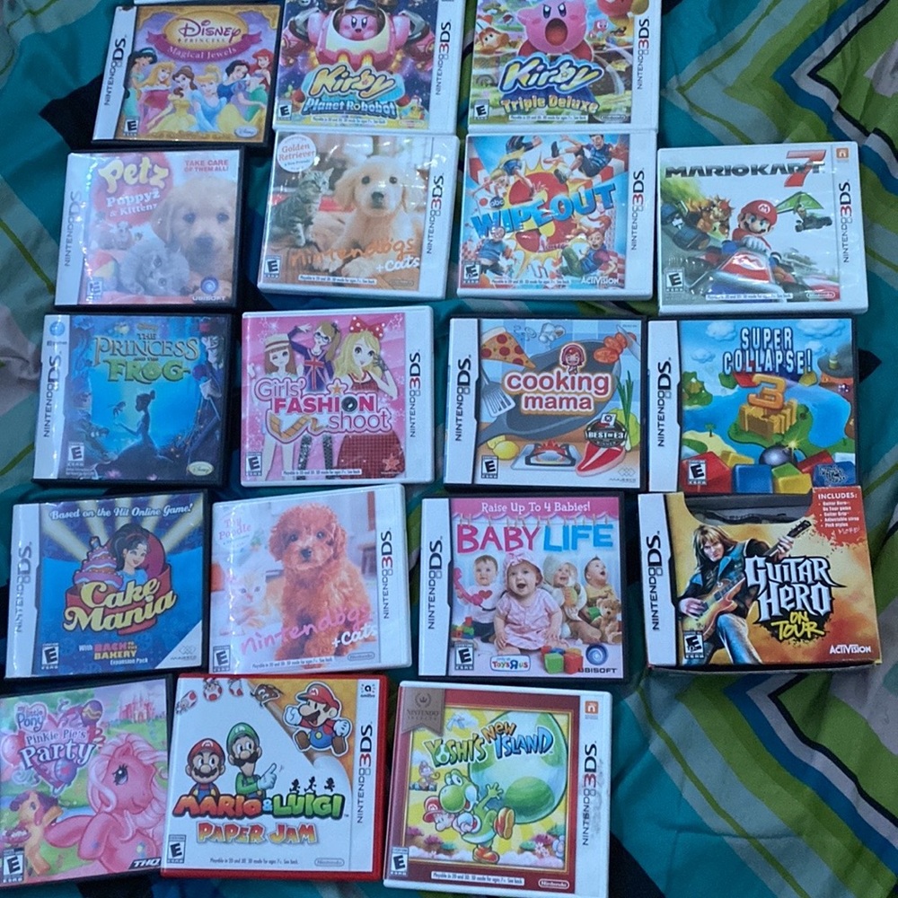 3DS,DSI and DS games